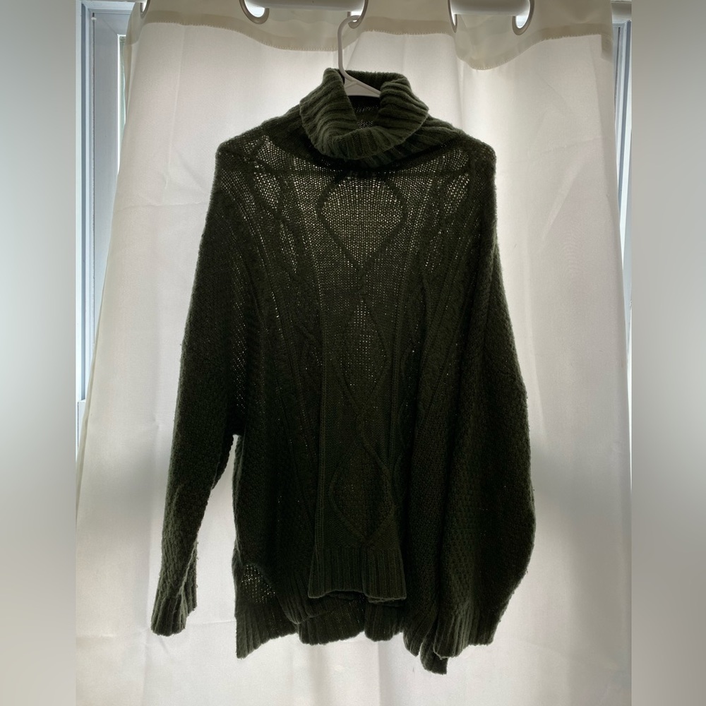 Green Knitted Sweater